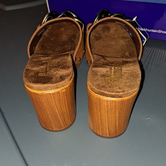 White Mountain Comfort Sole Jem Footbeds Dress Shoe Clogs Size 8M - Picture 11 of 13